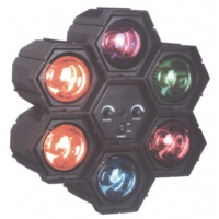 Kit luci psichedeliche a 6 faretti colorati